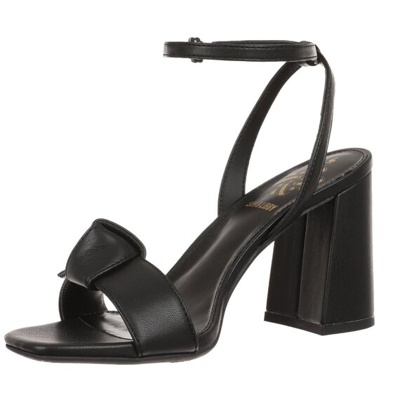 Sam & Libby Ladies Jordan Block Heel Sandals  Black - Picture 1 of 4